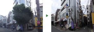 店舗ビル花壇