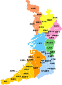 最新 わかりやすい 大阪府 地図 フリー シモネタ