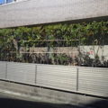 竹の取り付け