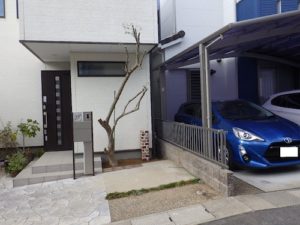 大阪市西淀川区オリーブ抜根後